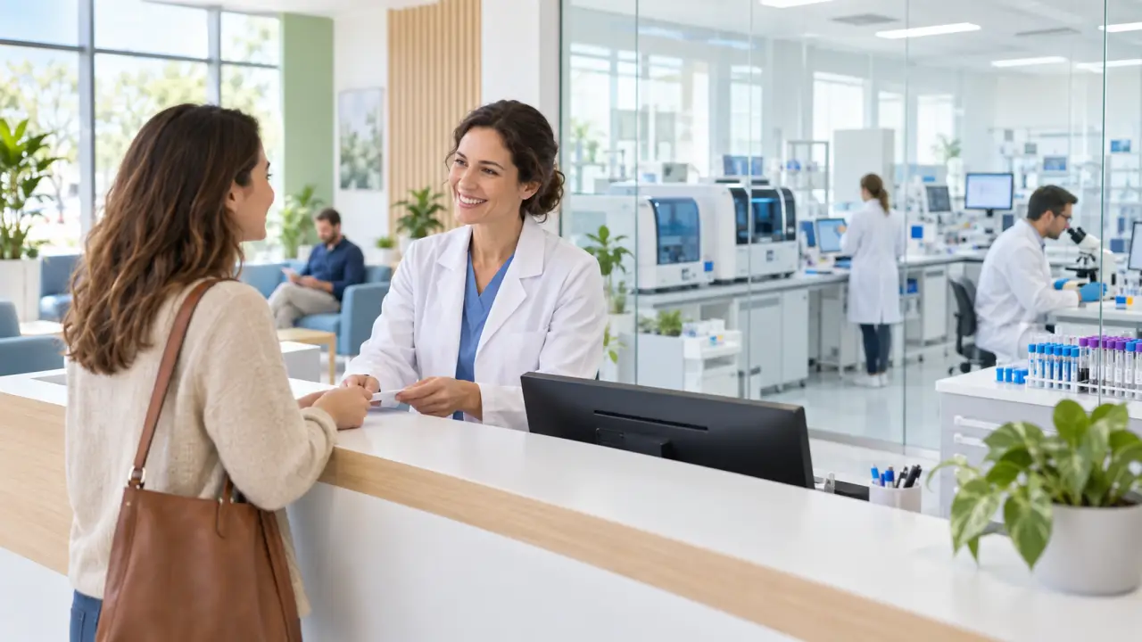Espace moderne du Labo du Centre et équipement d'analyses médicales